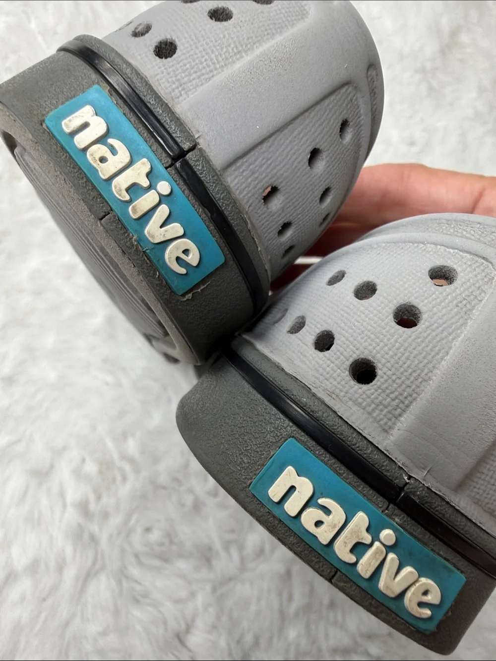 Native Miles Slip On Sneaker Water Shoes C10 Child Little Kid Boy Gray Summer